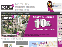 Tablet Screenshot of forumplus.fr